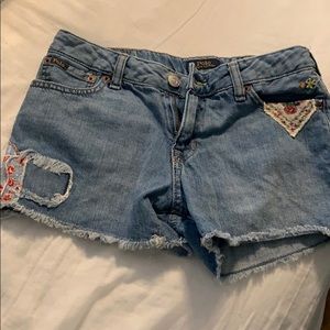 Girls denim shorts